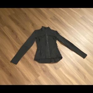 lulu lemon black zip up jacket
